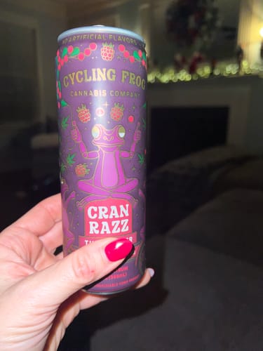 Customer photo review of Cran Razz THC Seltzer, 6pk