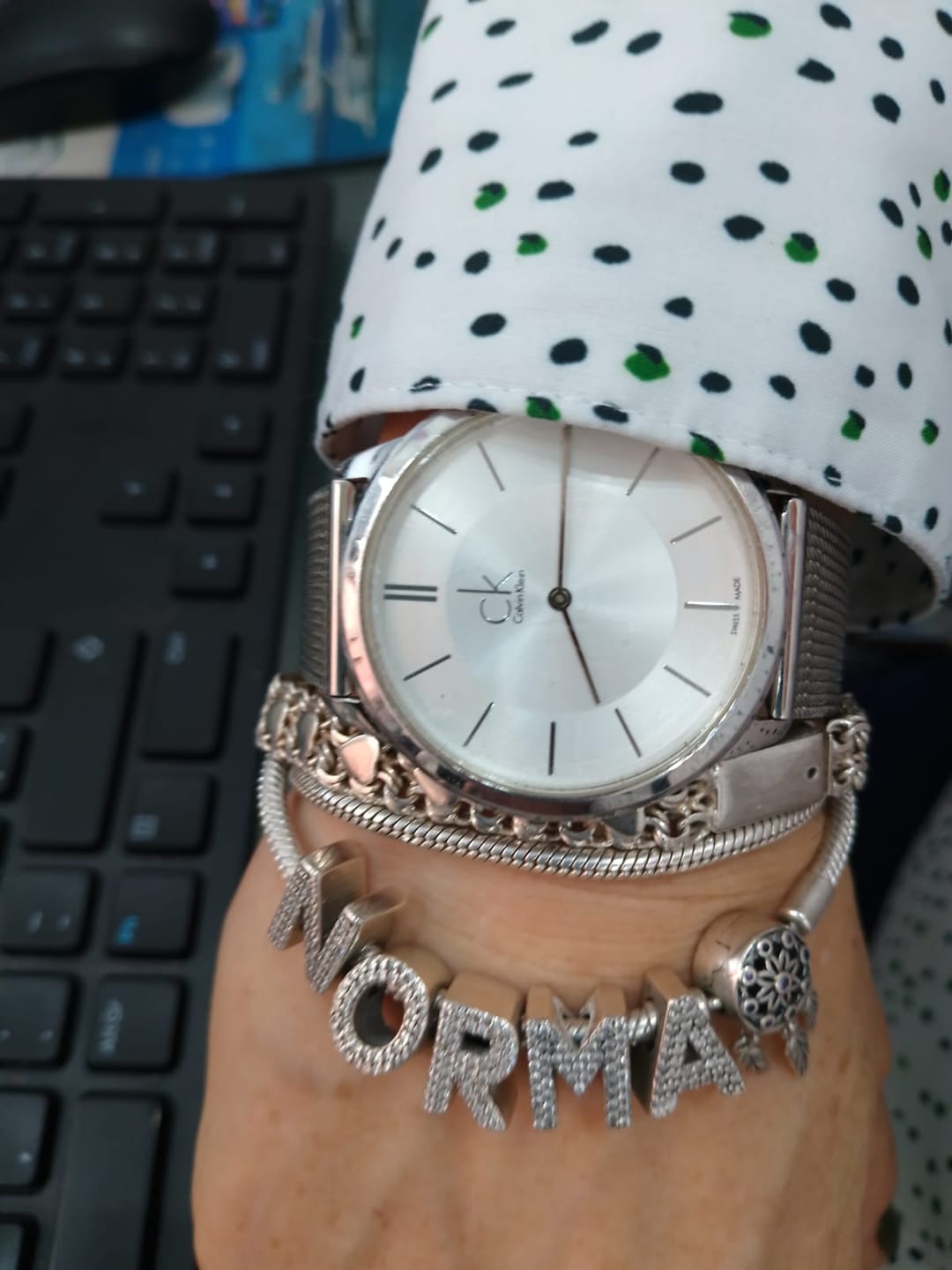 Customer photo review of Charm Letras del Alfabeto