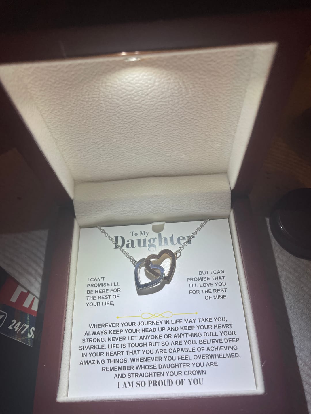 Customer photo review of To My Daughter - Beautiful Gift Set - SS176D