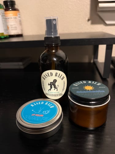 Customer photo review of Based Balm’s Starter Kit
