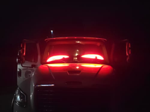 Customer photo review of LED Windshield Eyes For Car And Truck