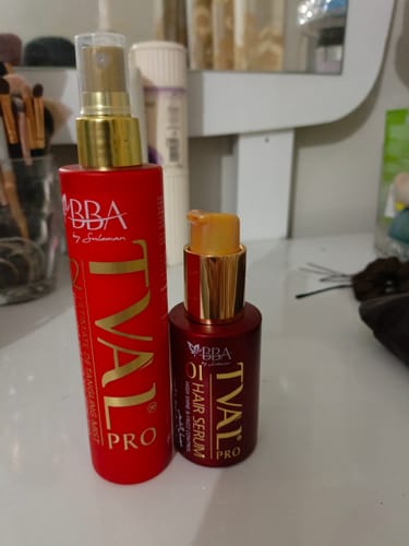 Customer photo review of TVAL - HAIR SERUM & HAIR MIST