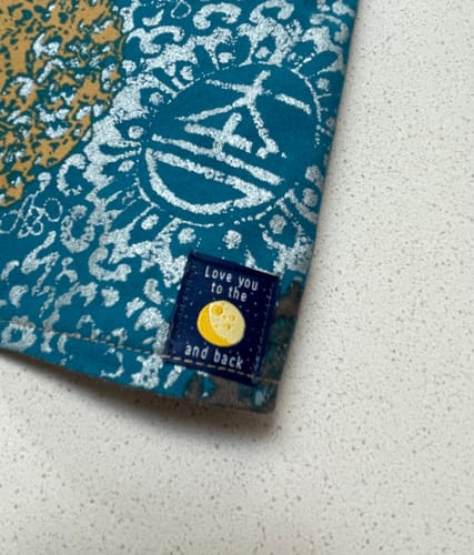 Customer photo review of Love You To The Moon and Back ~ 6 Sew-in Labels