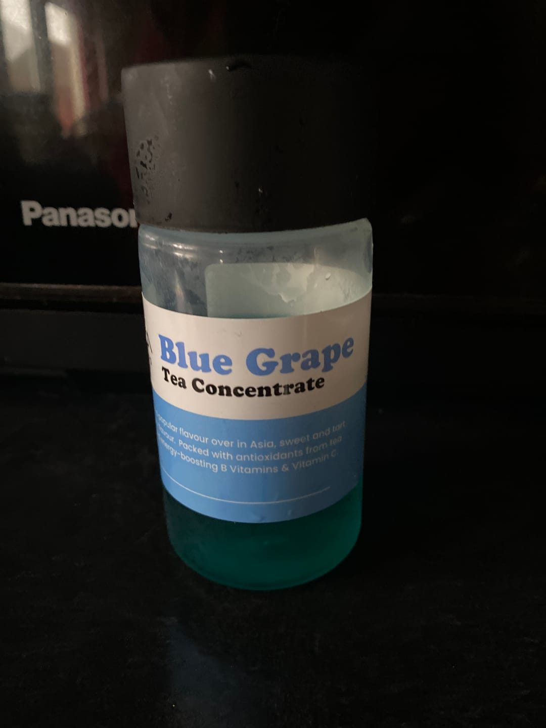 Customer photo review of Tea Concentrate | Blue Grape (serves 8)