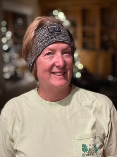 Customer photo review of CozyBand Wireless Headphones