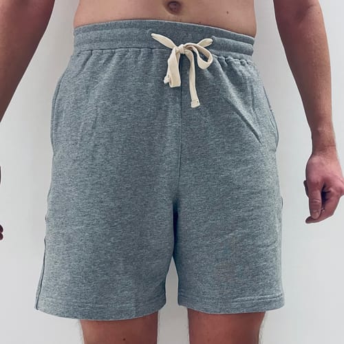 Customer photo review of 15 oz French Terry Sweat Shorts - Gray