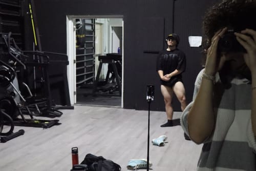 Customer photo review of Lightweight Shadow Tee