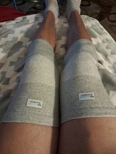 Customer photo review of Premium Bamboo Knee Sleeve (Single)