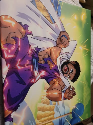 Customer photo review of Animefy Me Canvas
