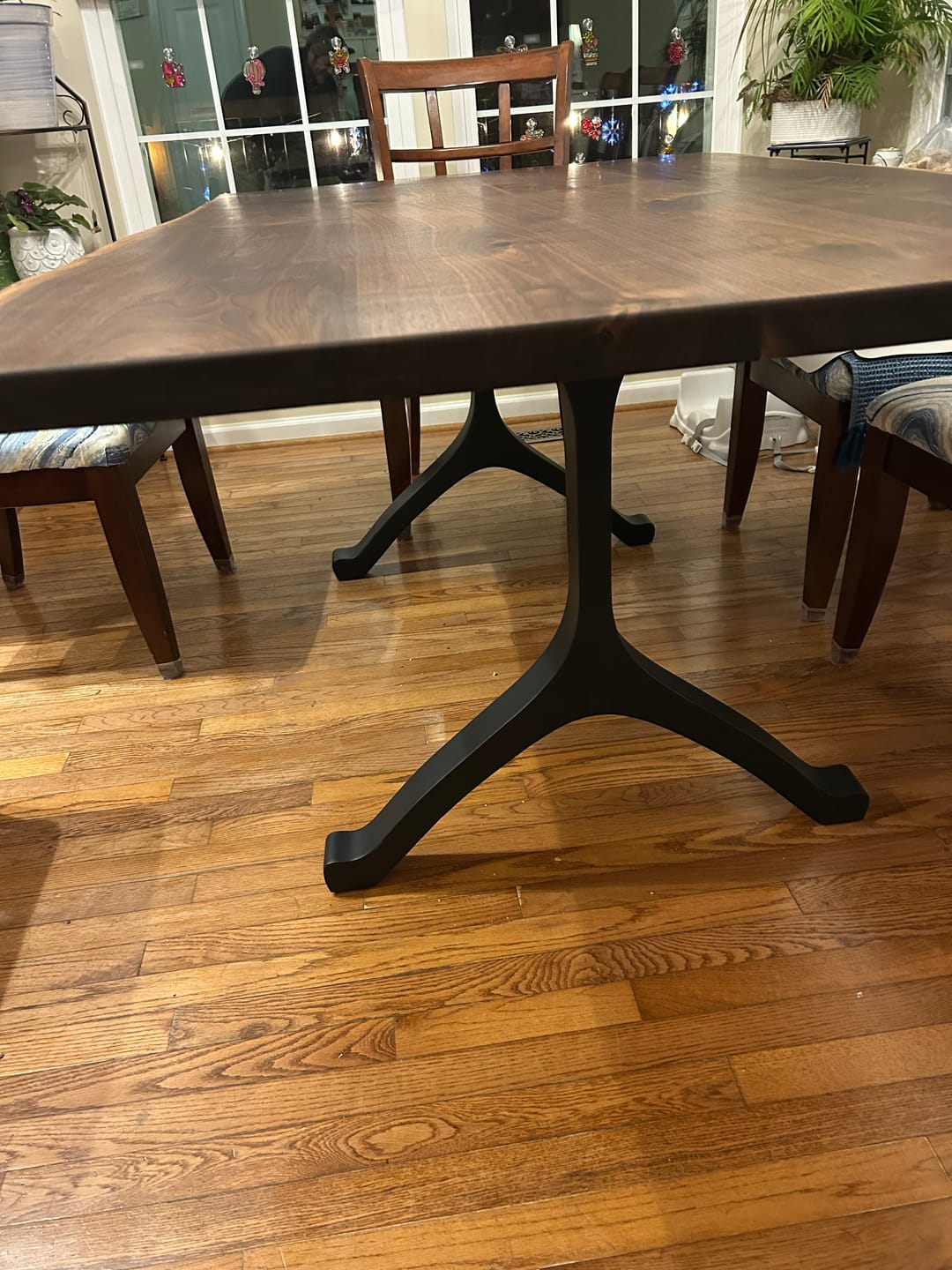 Customer photo review of Furniture Legs 401 Wishbone 28H Modern Metal Dining Table Legs