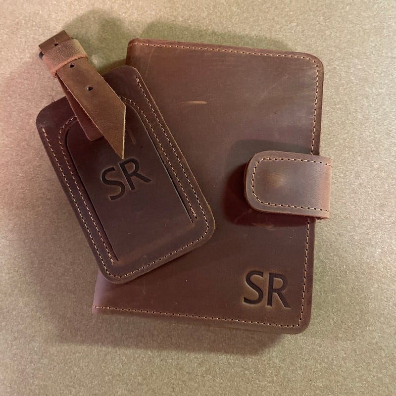 Customer photo review of Passport Wallet & Luggage tag