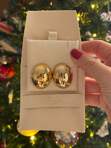 Customer photo review of Orecchini "Rugiada all'alba"