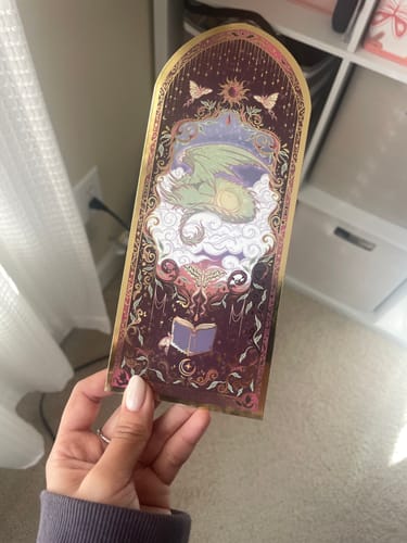 Customer photo review of Dusk Dragon Bookmark