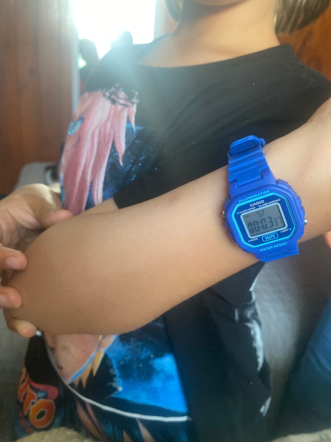 Customer photo review of Reloj Casio Vintage LA-20WH-2ADF Azul