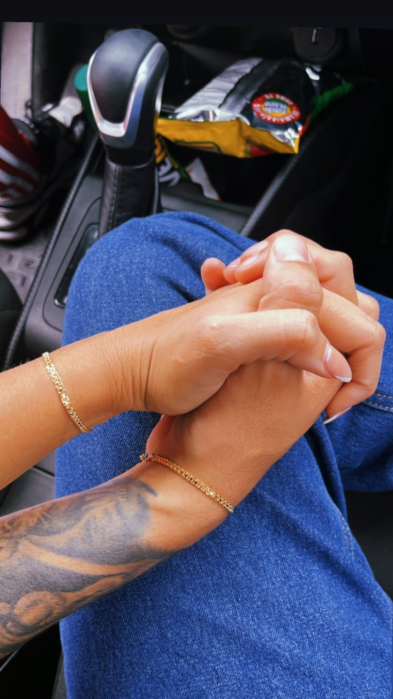 Customer photo review of Pulseras Bismarck en Oro laminado 18k Para Pareja