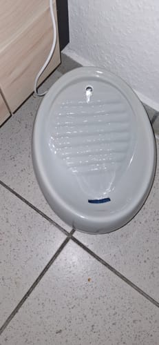 Customer photo review of Katzenbrunnen Keramik "Fehlerchenbrunnen" (B-Ware)