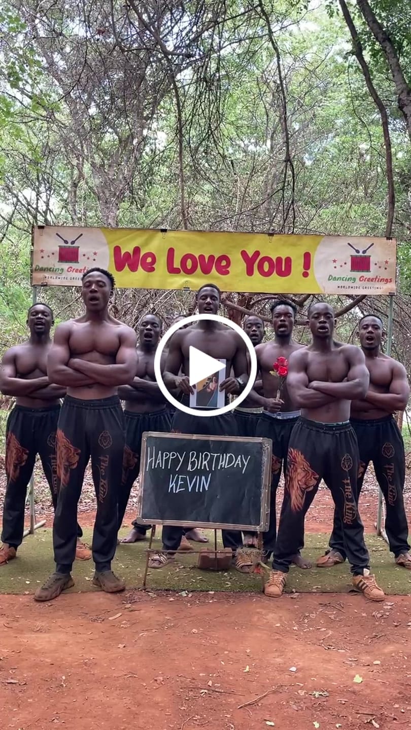 Customer video review of Greeting Video from Africa - BBC Team
