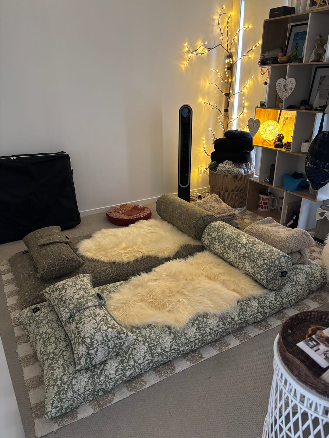 Customer photo review of Wind Star Yoga Nidra and Meditation Comfort Bundle