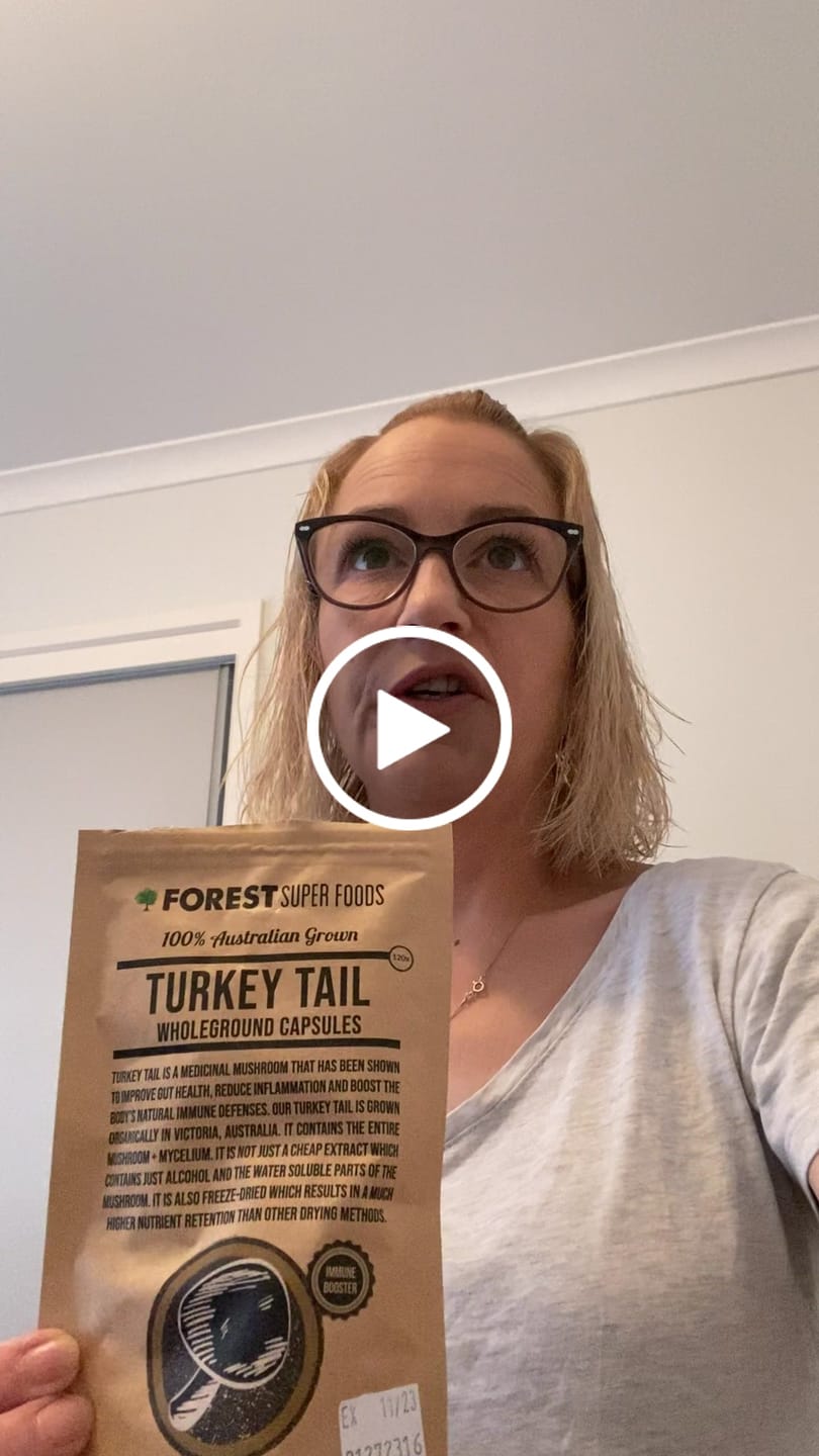Customer video review of Australian Grown Turkey Tail Capsules