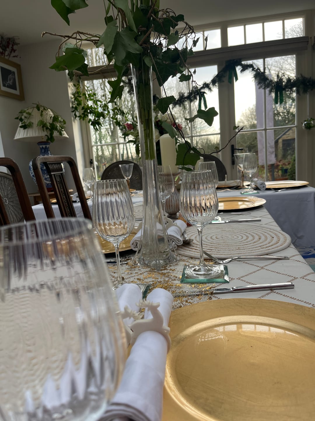 Customer photo review of Galway Crystal Erne Wine Set