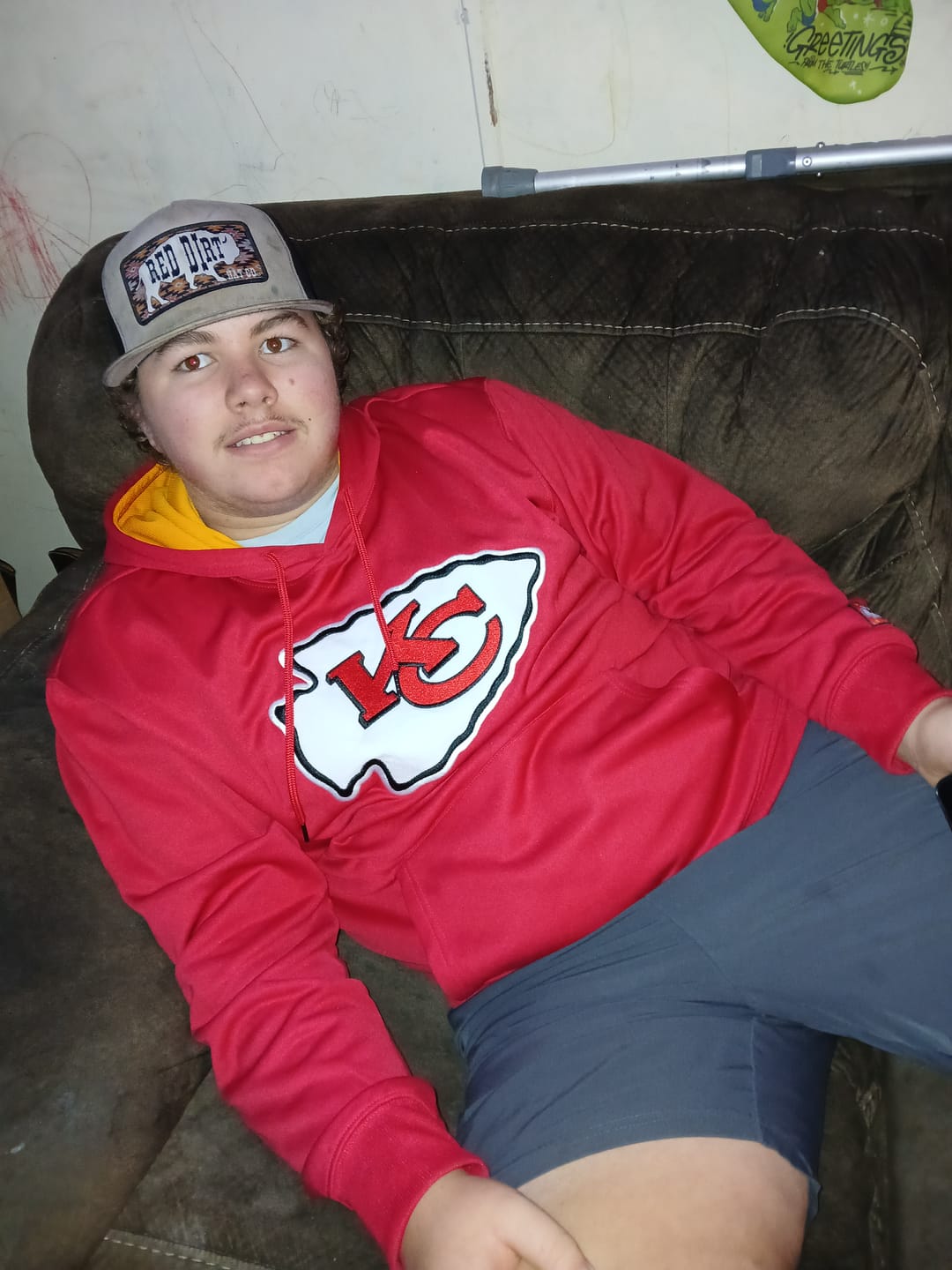 Customer photo review of Ultra Game Men's NFL Official Supremely Soft Hoodie Sweatshirt | Denver Broncos