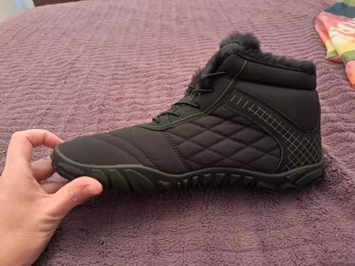 Customer photo review of Isolierender Winter-Barfußschuh mit rutschfester Sohle - FrostFit