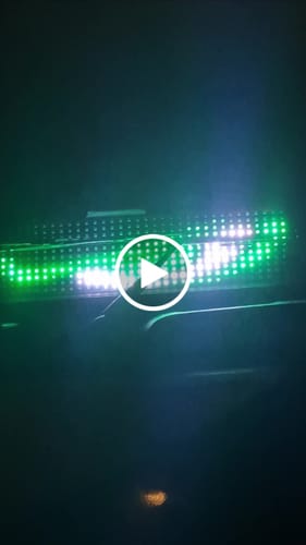 Customer video review of LED Windshield Eyes For Car And Truck