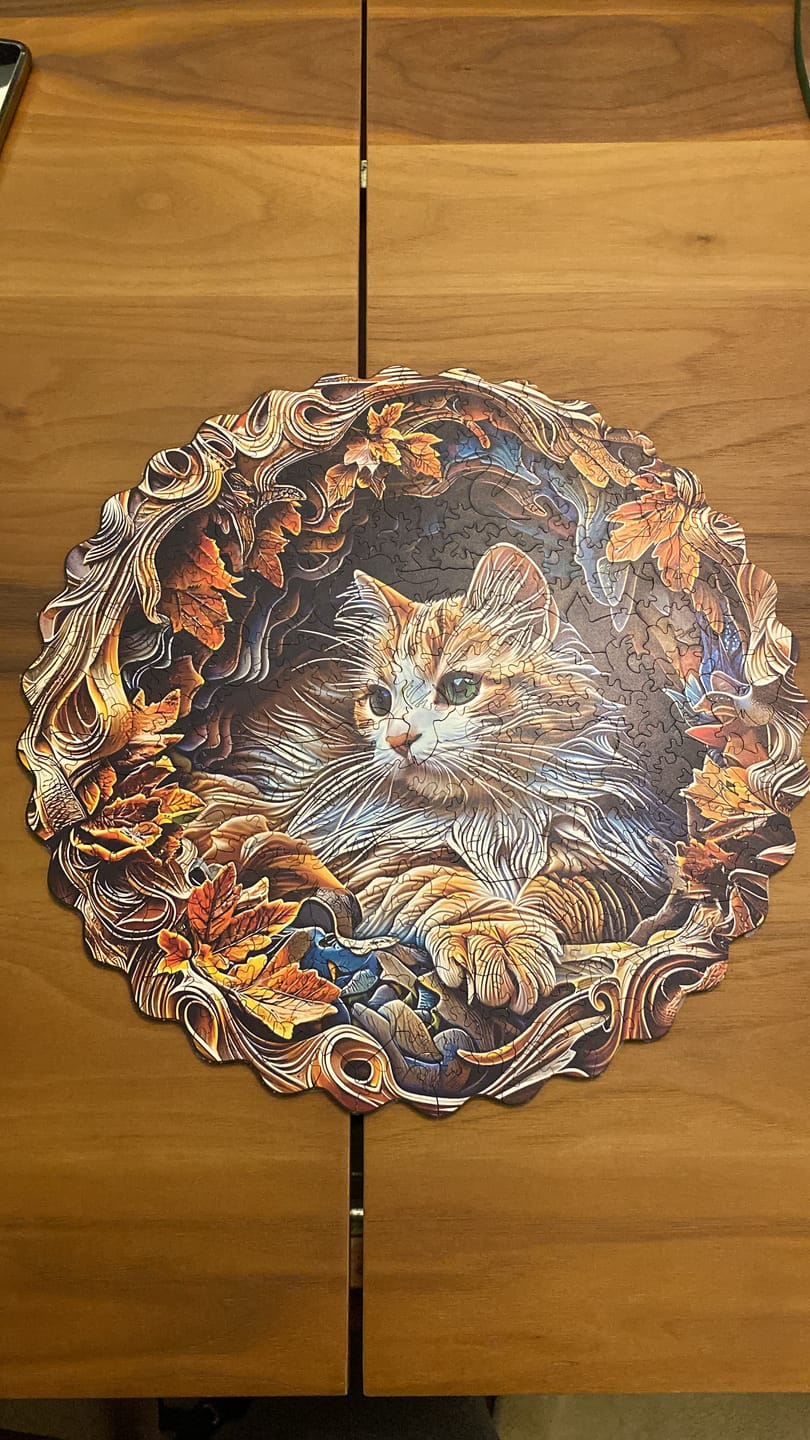 Customer photo review of Kedi V2 - Ahşap Puzzle