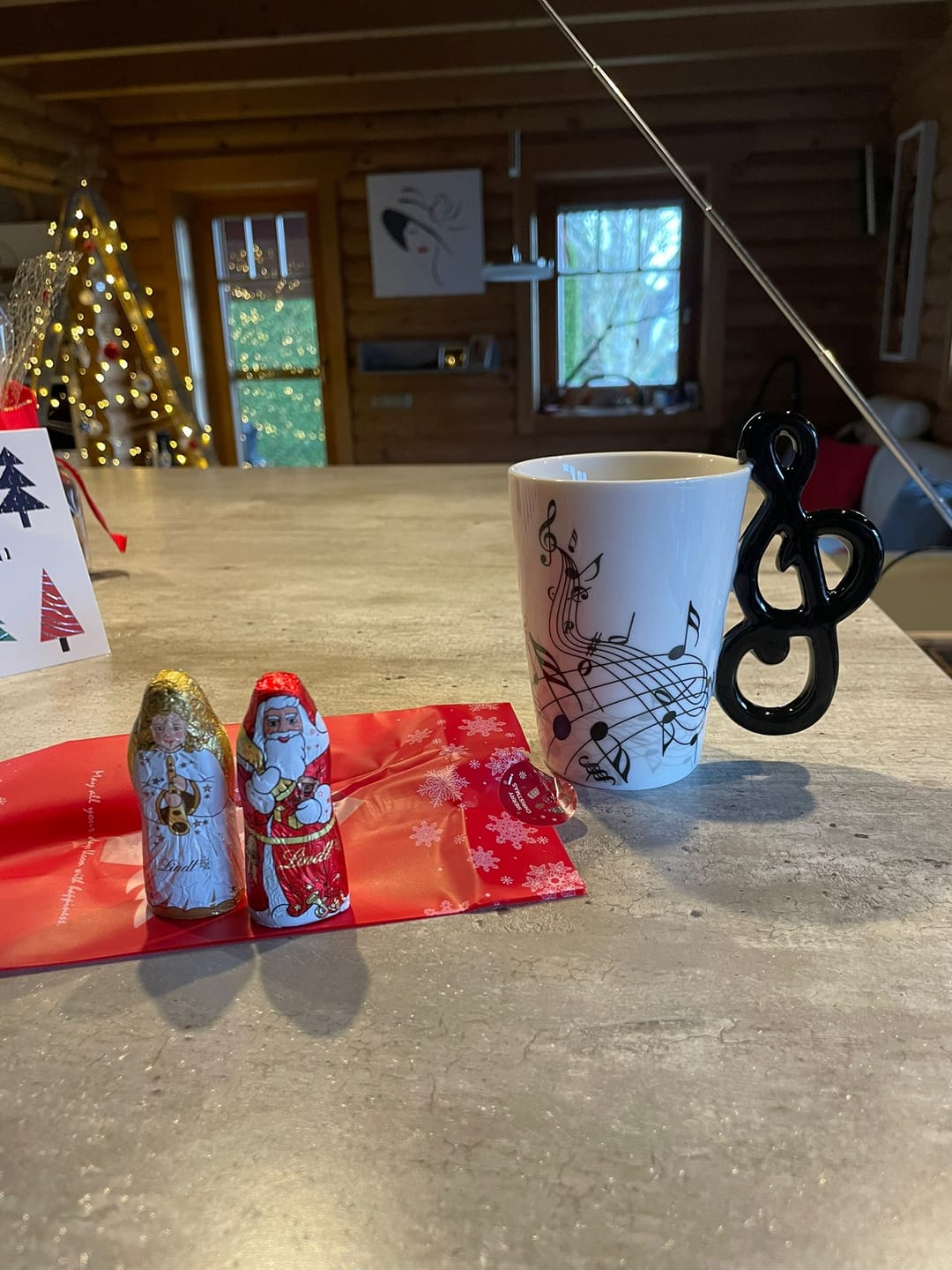 Customer photo review of Originelle Tasse – Violinschlüssel