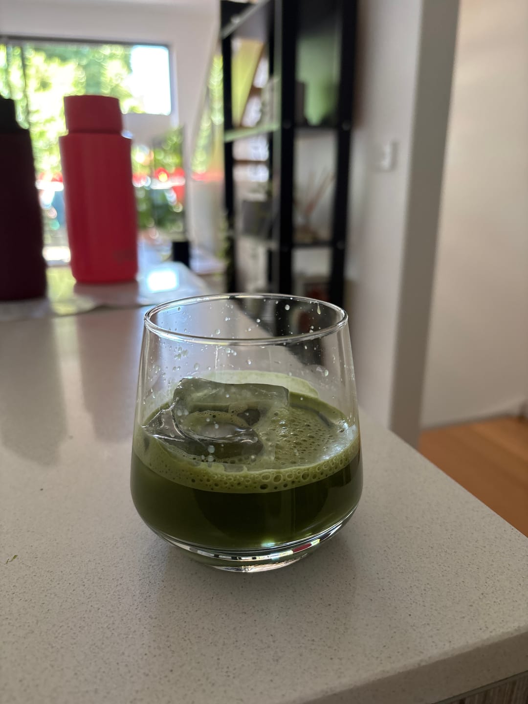 Customer photo review of Unsweetened Matcha Latte