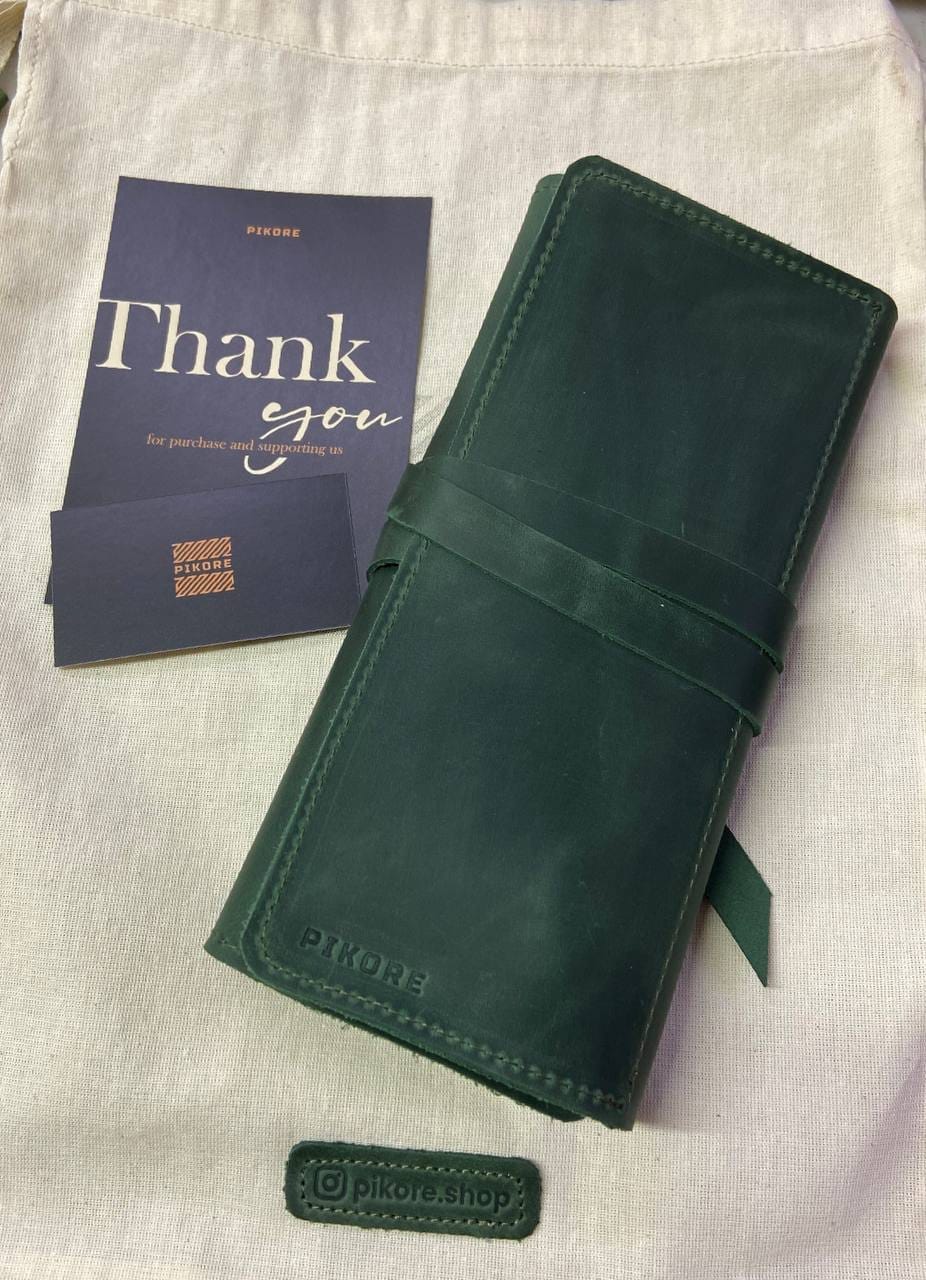 Customer photo review of Leather Pencil Case