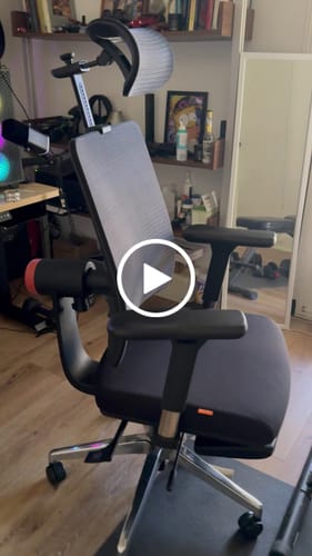Customer video review of Newtral Magic H Ergonomic Office Chair with Auto-following Lumbar Support