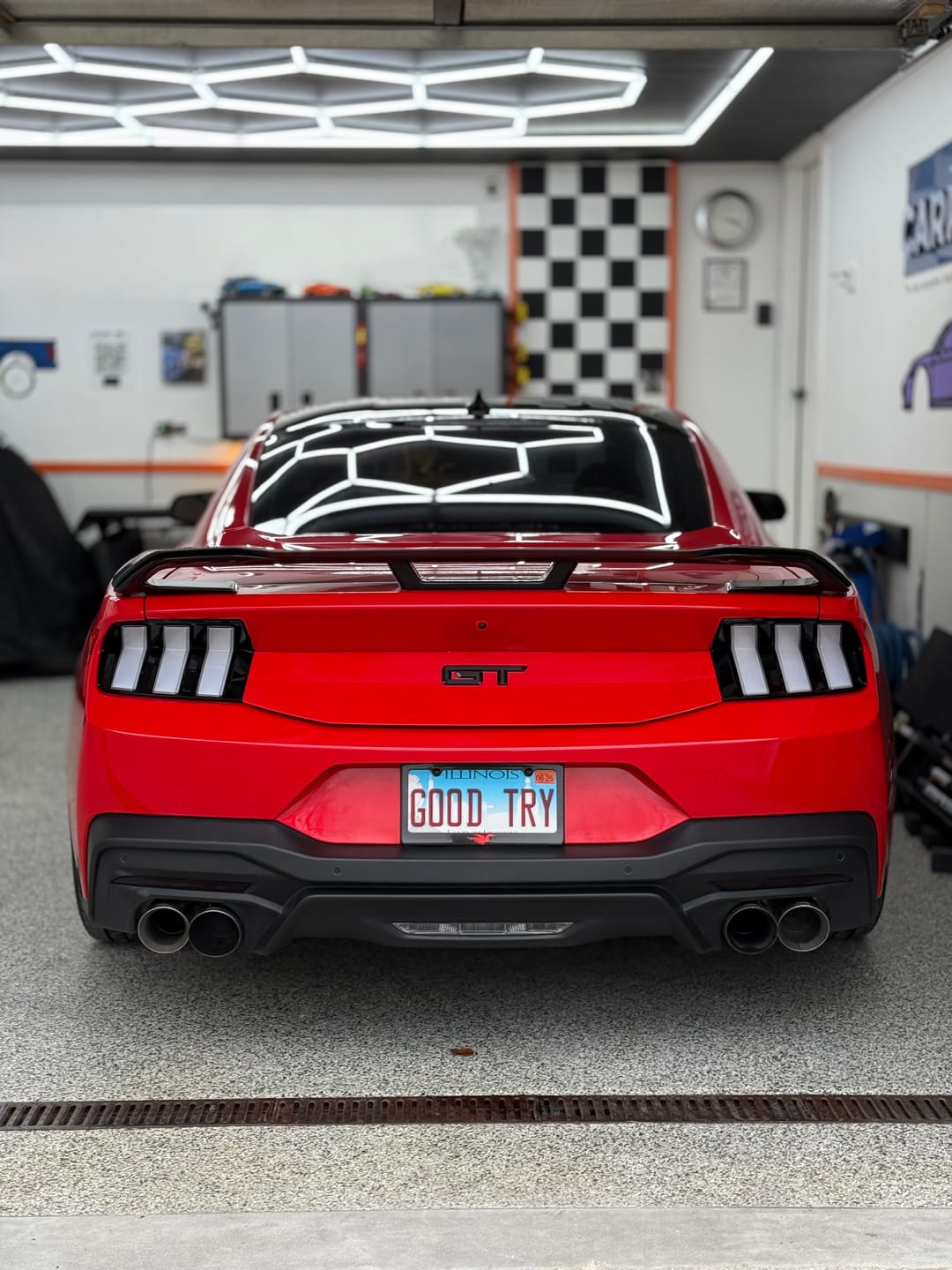 Customer photo review of 2024 + Ford Mustang S650 Euro Style Taillights Amber Turn Signal Sequential