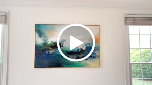 Customer review photo for COLORFUL PAINTING #CA163
