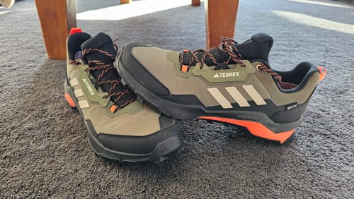 Customer photo review of adidas Terrex AX4 Gore-Tex Olive Strata Wonder Beige