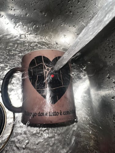 Customer photo review of Tazza magica personalizzata 325ml