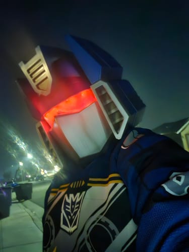 Customer photo review of Soundwave Decepticons Hockey Jersey
