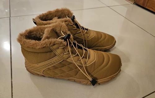 Customer photo review of Isolierender Winter-Barfußschuh mit rutschfester Sohle - FrostFit