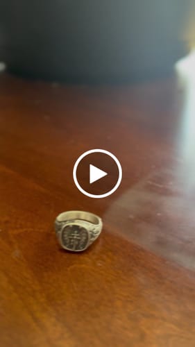 Customer video review of Saint Michael Signet Ring