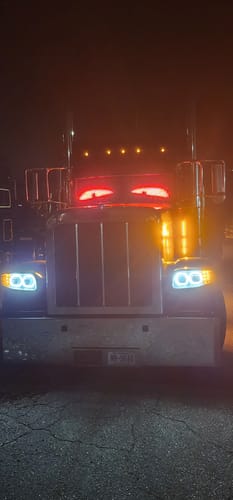 Customer photo review of LED Windshield Eyes For Car And Truck