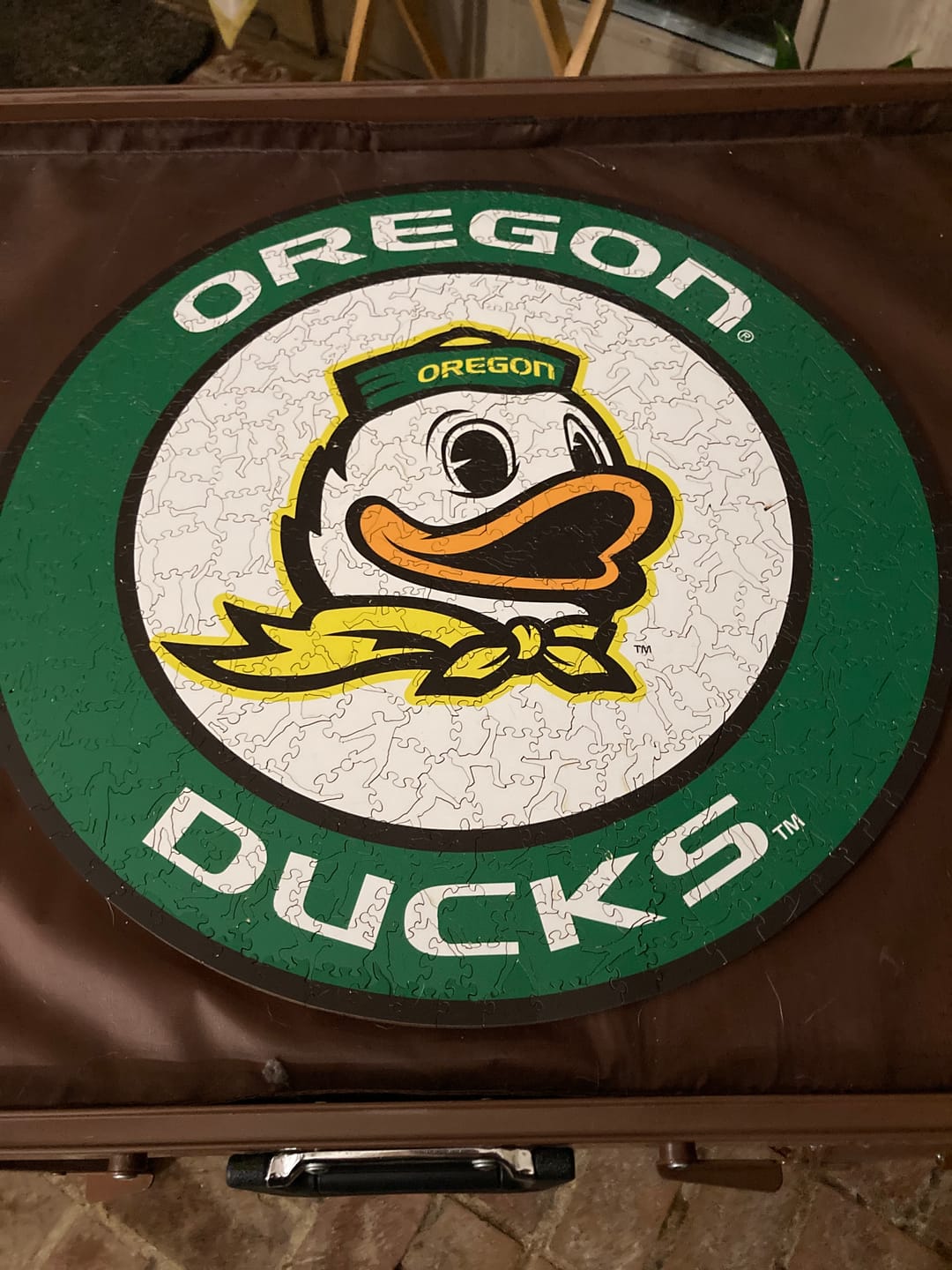 Customer photo review of University of Oregon - Wooden Puzzle
