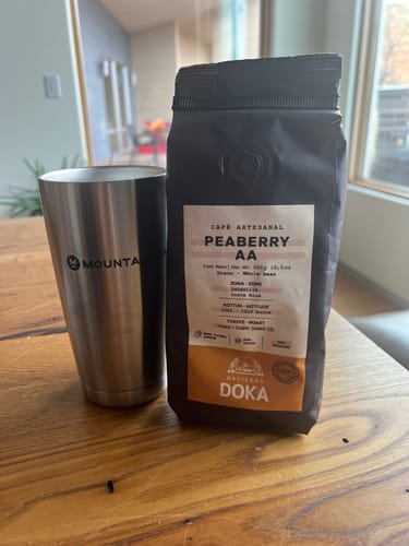 Customer photo review of Café Hacienda Doka Peaberry AA