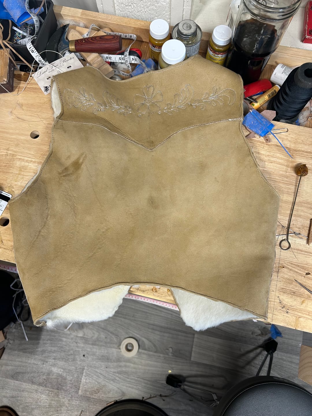 Customer photo review of Merino Shearlings