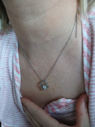 Customer photo review of Collier Amour Éternel - À la femme de ma vie - Je t'aime, pour toujours...