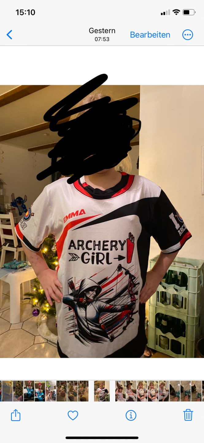 Customer photo review of Woman Shirt, Custom Name Archery Shirt, Archery Girl, Shirt for Archery Lovers