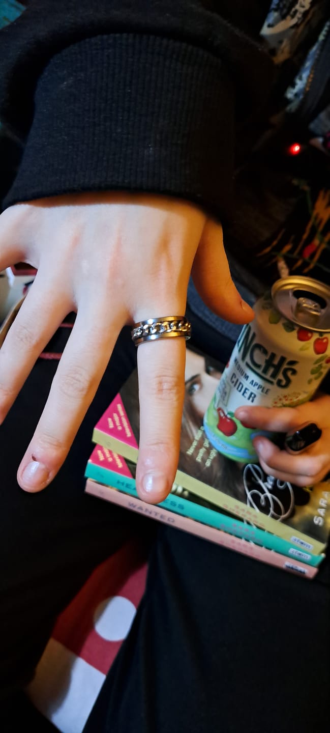 Customer photo review of Original Rotating Chain 8mm Wonder Ring