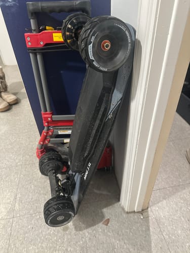 Customer photo review of Cloudwheel Rovers 110R Hub Motor Sleeve Urban All Terrain Off Road Electric Skateboard Wheels