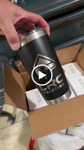 Customer video review of (6 Pieces) Custom Laser Engraved - 20oz Tumblers