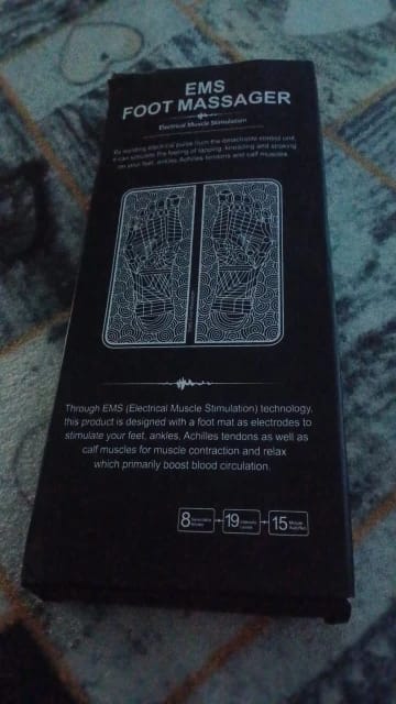 Customer photo review of Foot Massage Mat