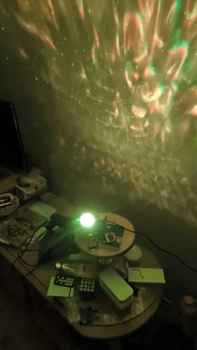 Customer photo review of Aurora Projector